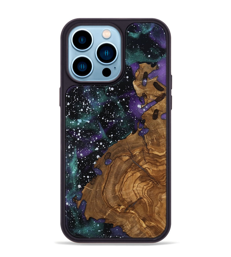 iPhone 14 Pro Max Wood Phone Case - Porsha (Ancient Olive, 818661)