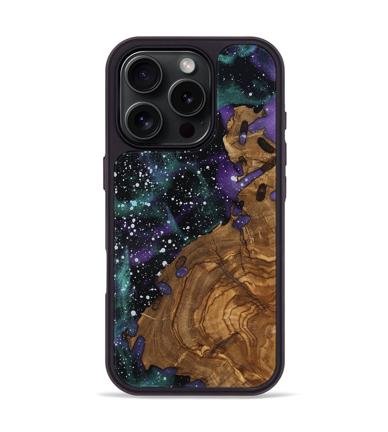 iPhone 16 Pro Wood Phone Case - Porsha (Ancient Olive, 818661)