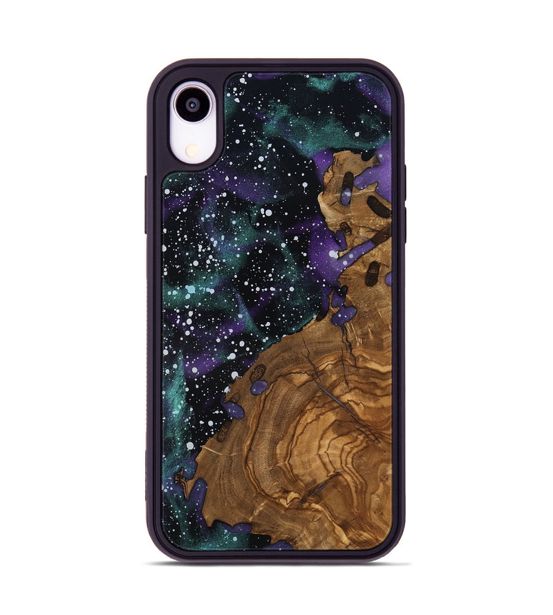 iPhone Xr Wood Phone Case - Porsha (Ancient Olive, 818661)