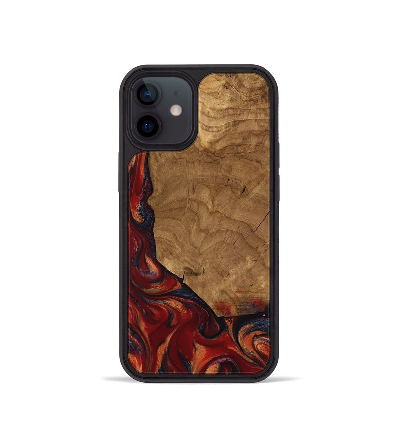 iPhone 12 mini Wood Phone Case - Rudy (Ancient Olive, 818662)
