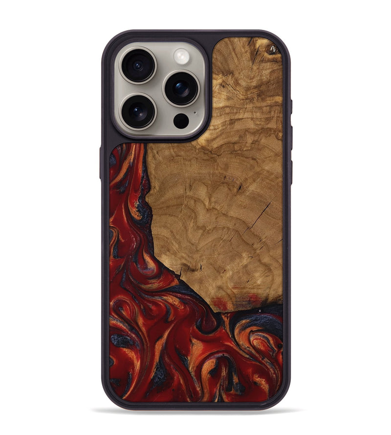 iPhone 15 Pro Max Wood Phone Case - Rudy (Ancient Olive, 818662)