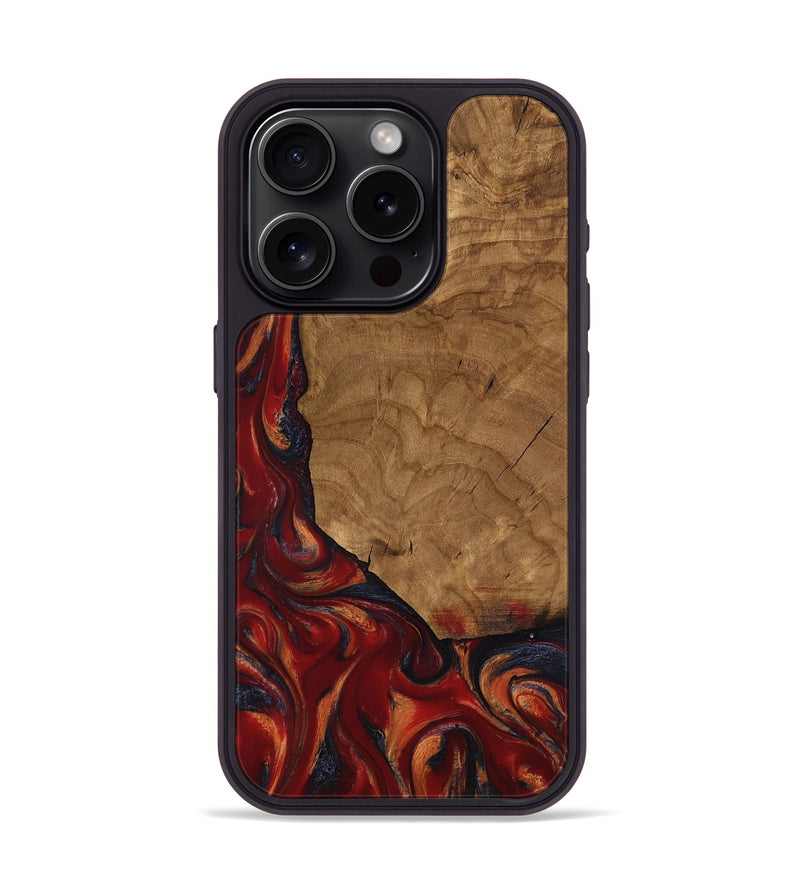 iPhone 15 Pro Wood Phone Case - Rudy (Ancient Olive, 818662)