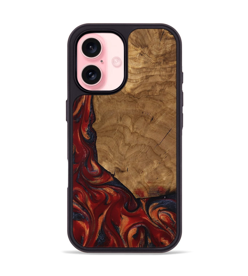 iPhone 16 Wood Phone Case - Rudy (Ancient Olive, 818662)
