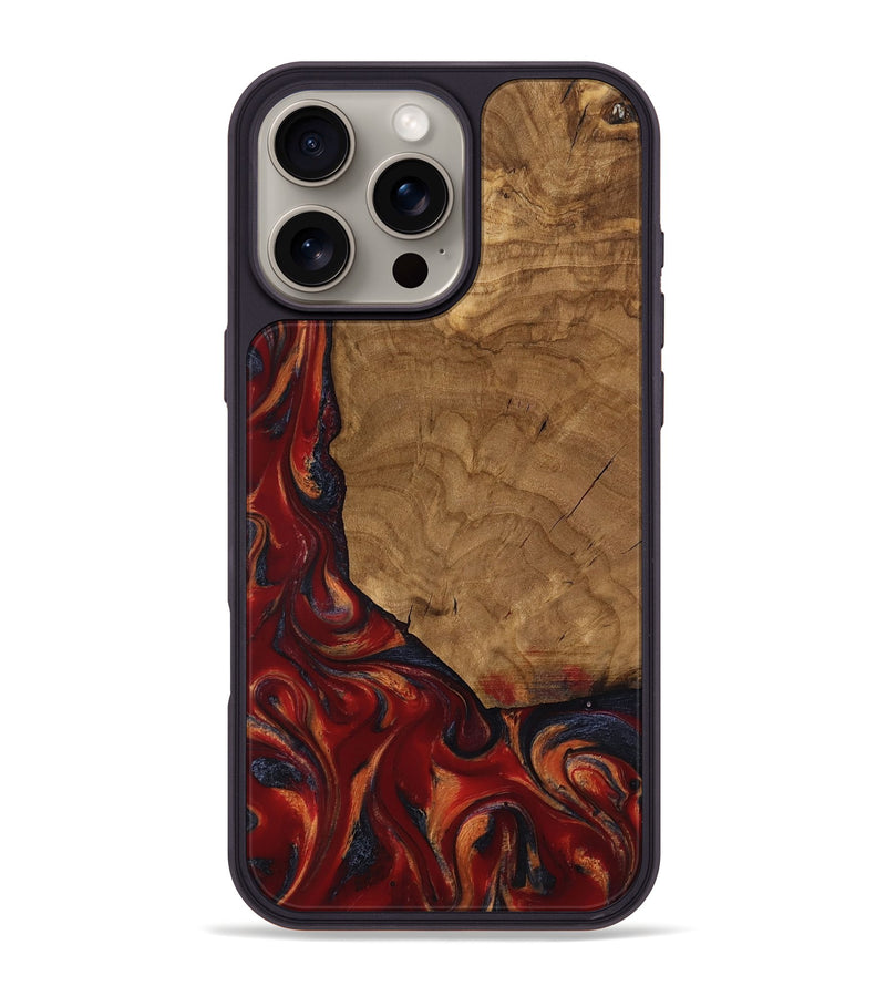 iPhone 16 Pro Max Wood Phone Case - Rudy (Ancient Olive, 818662)