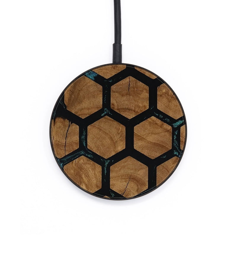 Circle Wood Wireless Charger - Meghan (Ancient Olive, 818664)