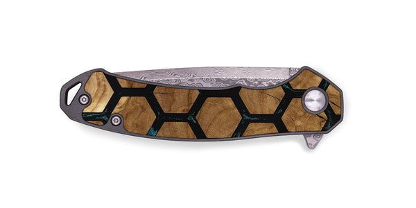 EDC Wood Pocket Knife - Meghan (Ancient Olive, 818664)