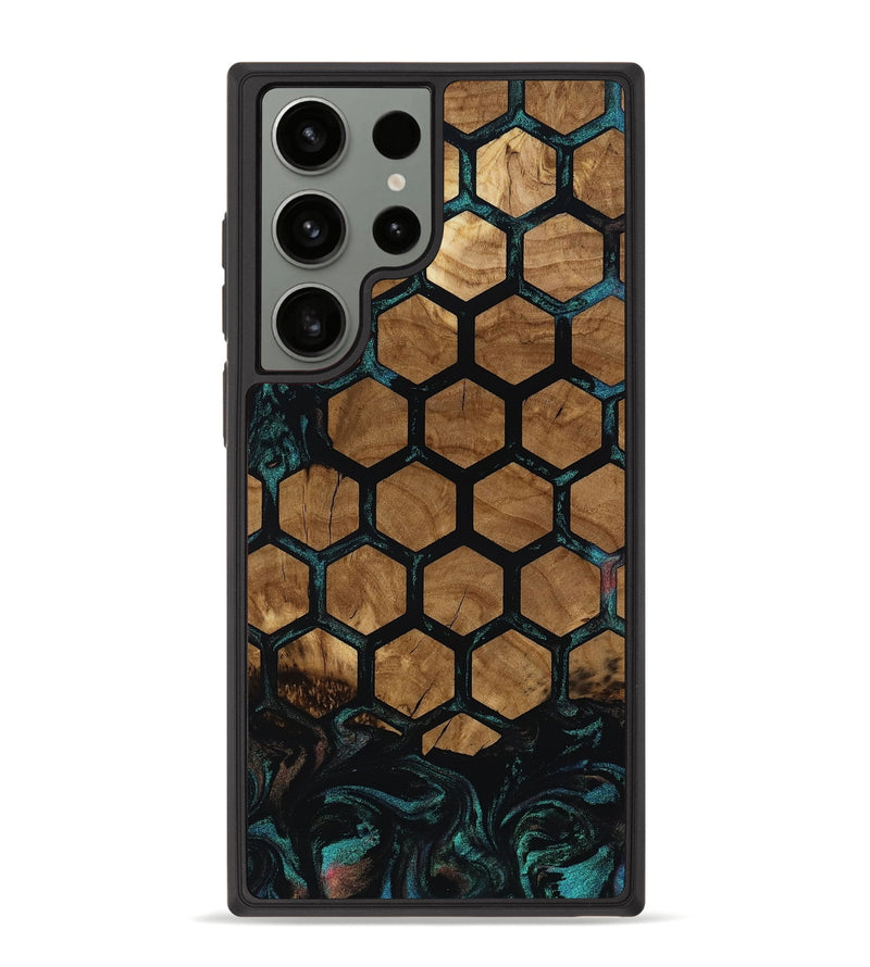 Galaxy S23 Ultra Wood Phone Case - Meghan (Ancient Olive, 818664)