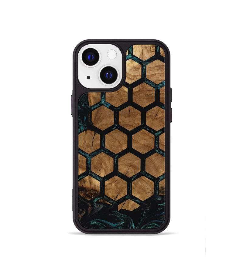 iPhone 13 mini Wood Phone Case - Meghan (Ancient Olive, 818664)