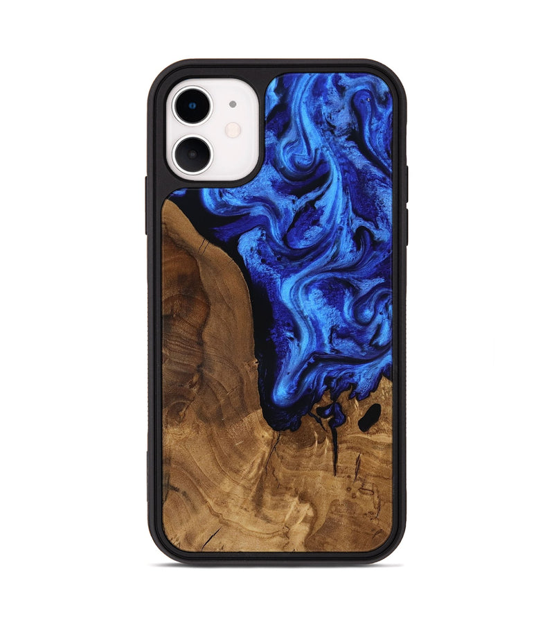 iPhone 11 Wood Phone Case - Jude (Ancient Olive, 818665)