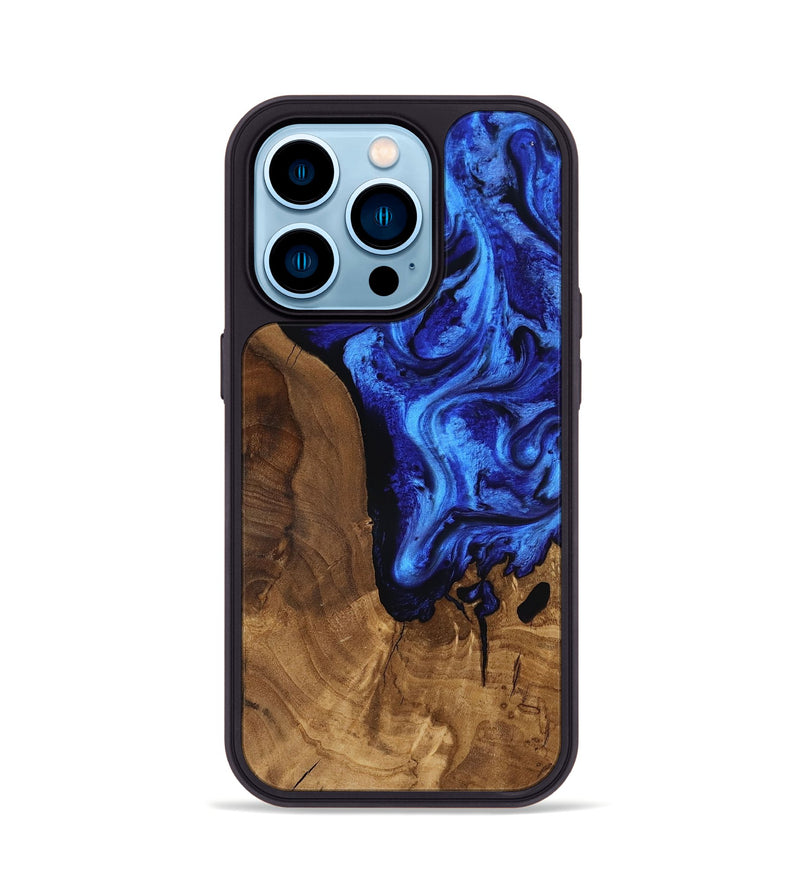 iPhone 14 Pro Wood Phone Case - Jude (Ancient Olive, 818665)