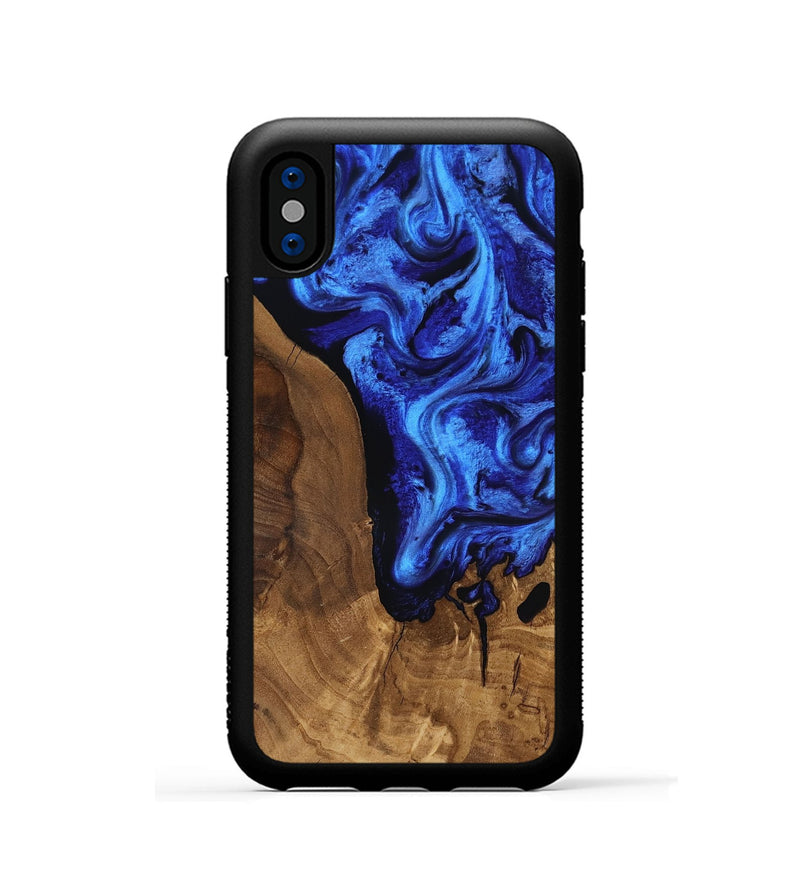 iPhone Xs Wood Phone Case - Jude (Ancient Olive, 818665)