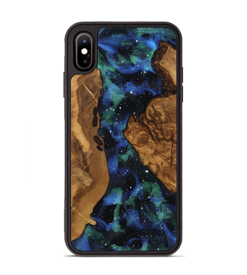 iPhone Xs Max Wood Phone Case - Patti (Ancient Olive, 818666)
