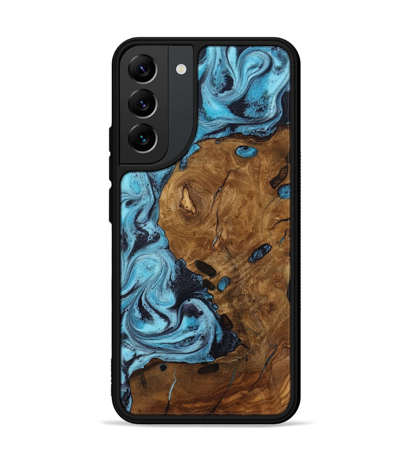 Galaxy S22 Plus Wood Phone Case - Trisha (Ancient Olive, 818668)