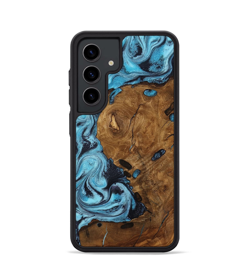 Galaxy S24 Wood Phone Case - Trisha (Ancient Olive, 818668)