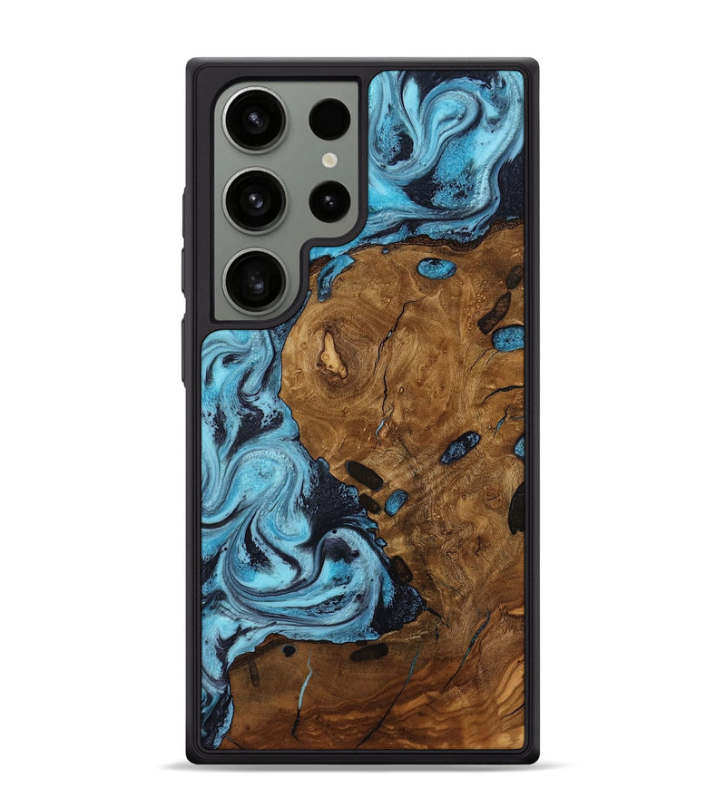 Galaxy S24 Ultra Wood Phone Case - Trisha (Ancient Olive, 818668)