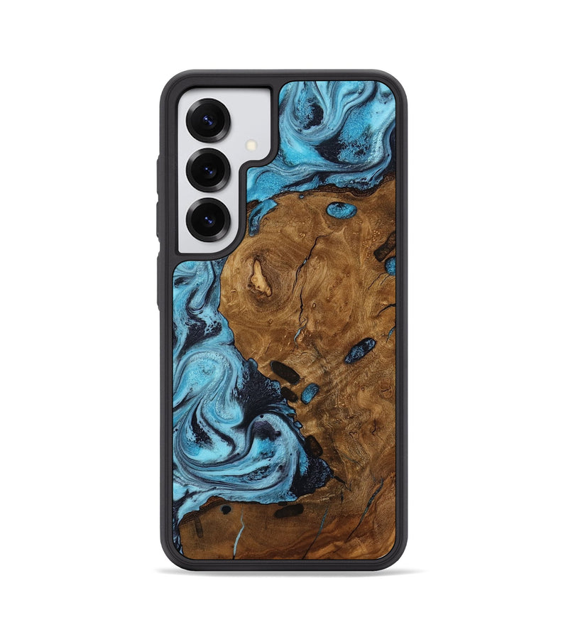 Galaxy S25 Wood Phone Case - Trisha (Ancient Olive, 818668)