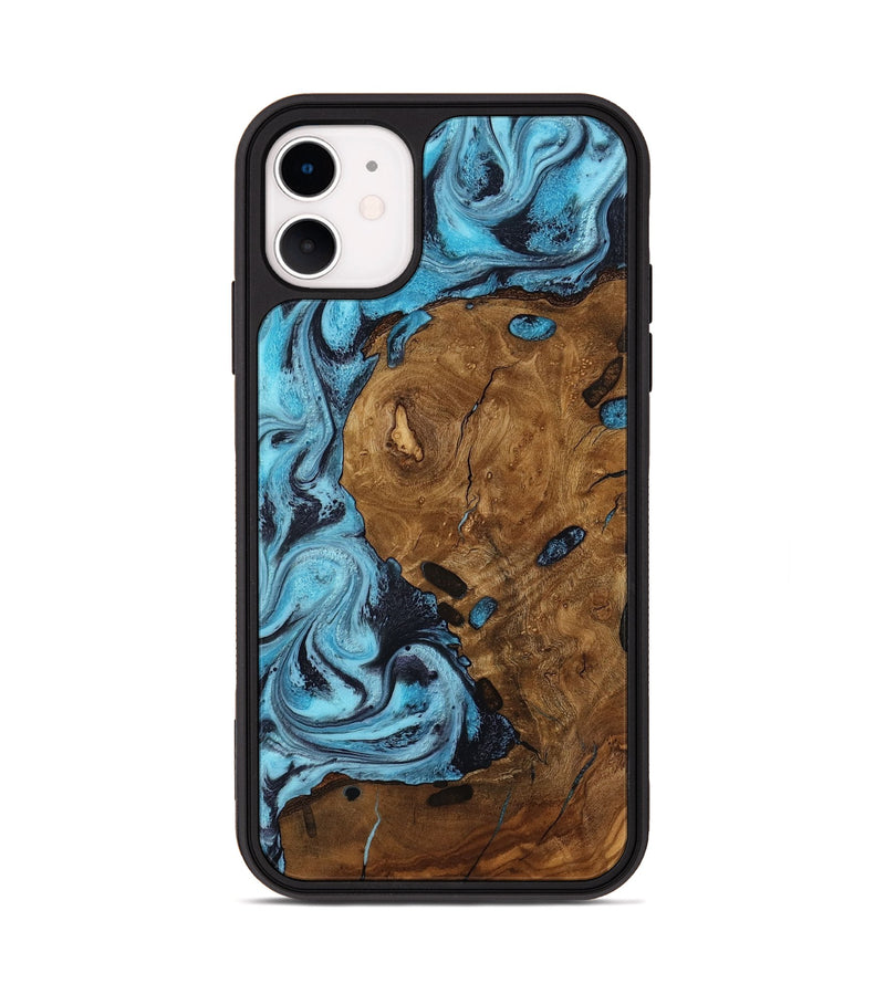 iPhone 11 Wood Phone Case - Trisha (Ancient Olive, 818668)