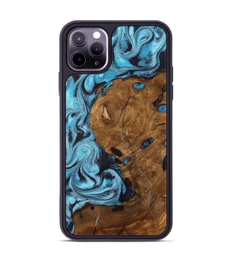 iPhone 11 Pro Max Wood Phone Case - Trisha (Ancient Olive, 818668)