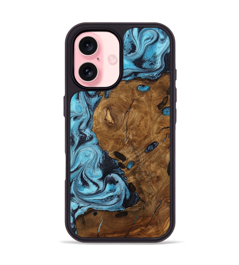 iPhone 16 Wood Phone Case - Trisha (Ancient Olive, 818668)