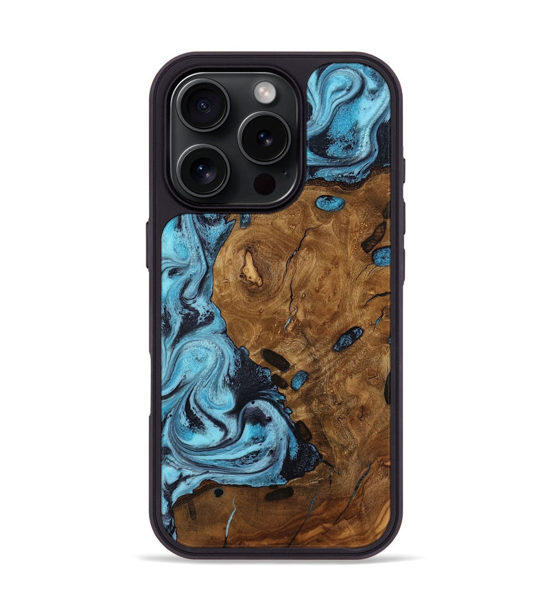 iPhone 16 Pro Wood Phone Case - Trisha (Ancient Olive, 818668)