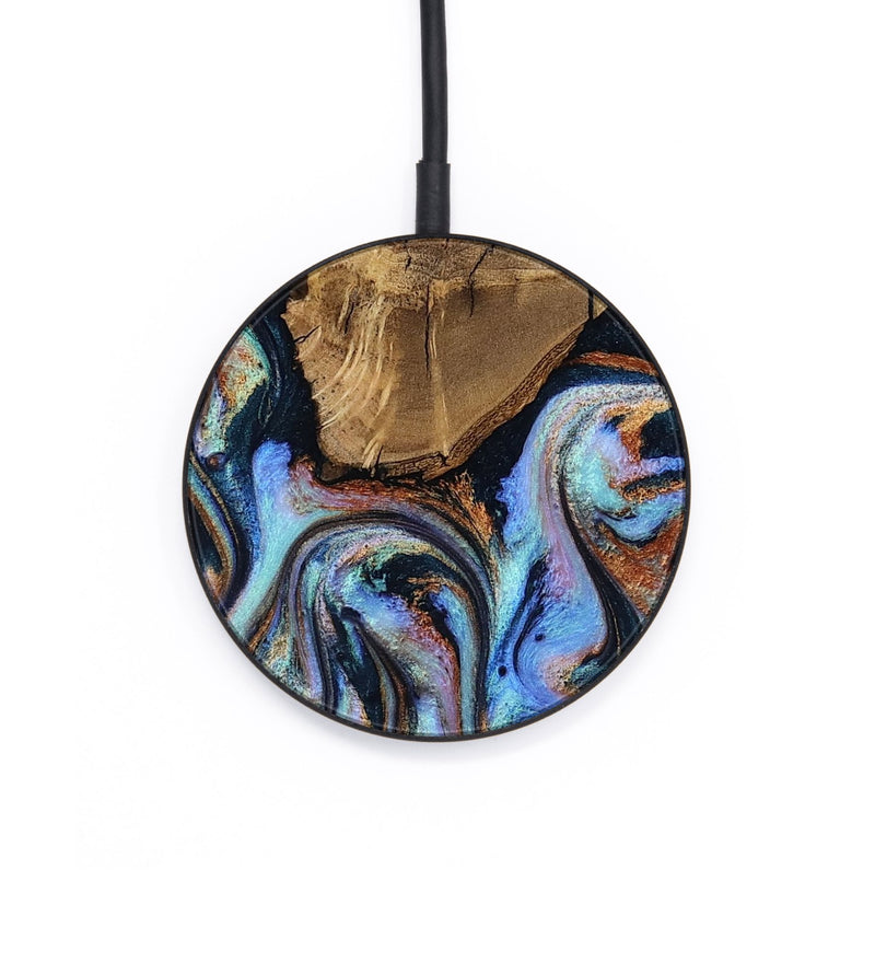 Circle Wood Wireless Charger - Avianna (Ancient Olive, 818669)
