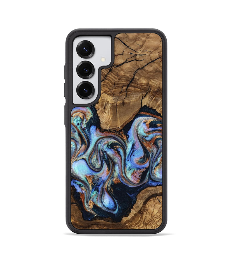 Galaxy S25 Wood Phone Case - Avianna (Ancient Olive, 818669)