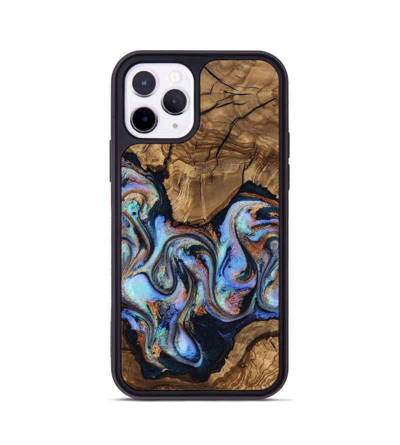 iPhone 11 Pro Wood Phone Case - Avianna (Ancient Olive, 818669)
