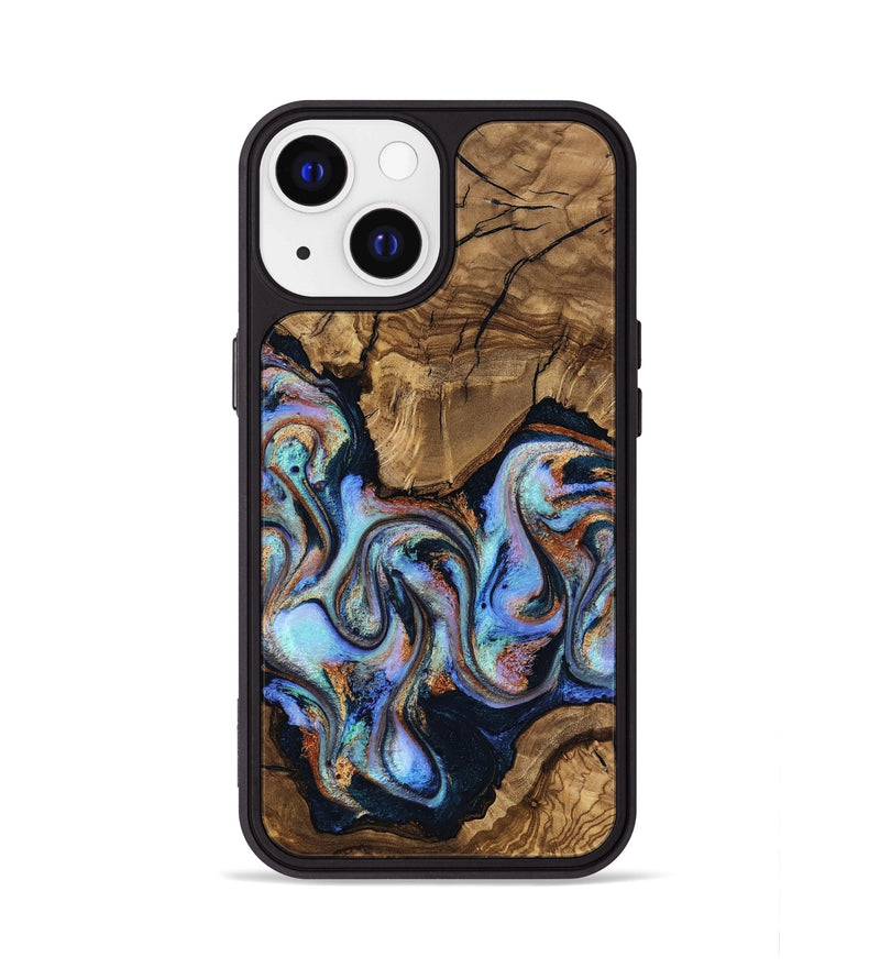 iPhone 13 Wood Phone Case - Avianna (Ancient Olive, 818669)