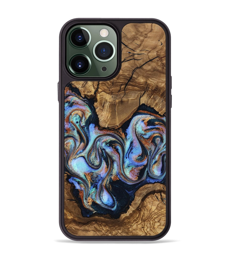 iPhone 13 Pro Max Wood Phone Case - Avianna (Ancient Olive, 818669)