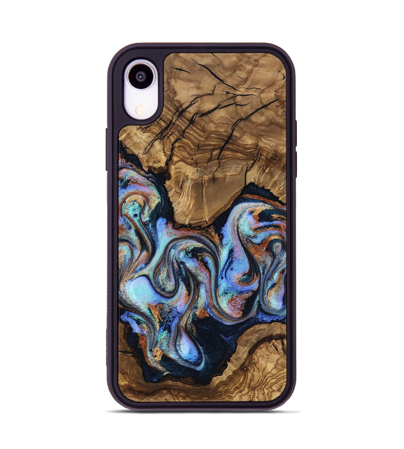 iPhone Xr Wood Phone Case - Avianna (Ancient Olive, 818669)