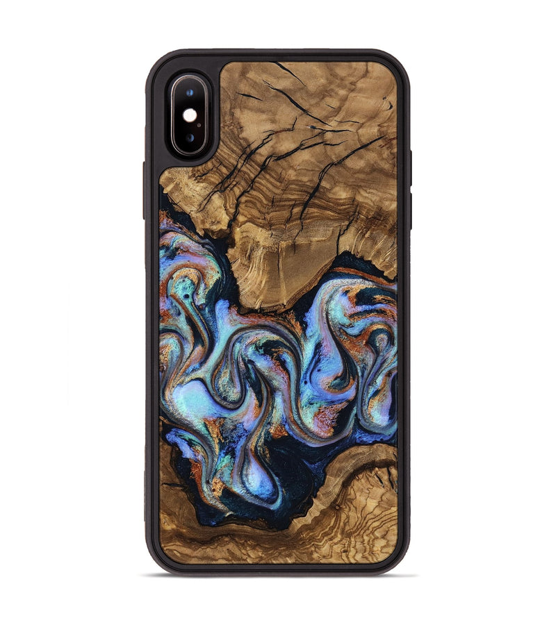 iPhone Xs Max Wood Phone Case - Avianna (Ancient Olive, 818669)