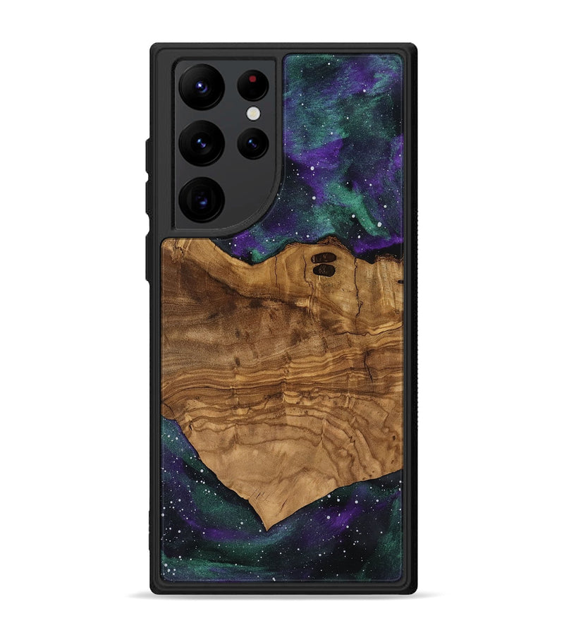 Galaxy S22 Ultra Wood Phone Case - Joann (Ancient Olive, 818670)
