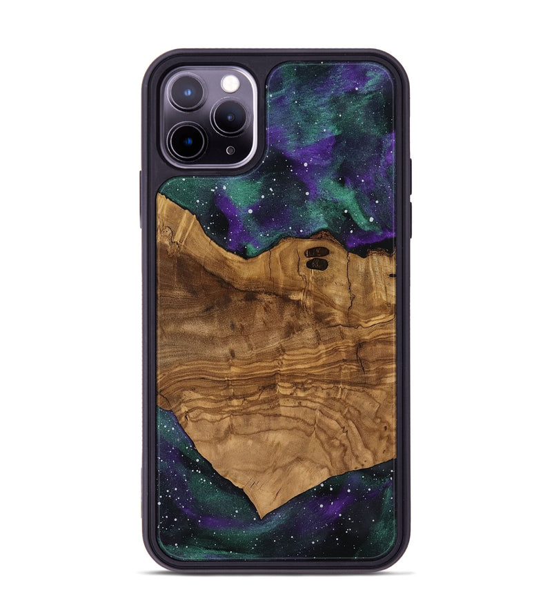 iPhone 11 Pro Max Wood Phone Case - Joann (Ancient Olive, 818670)