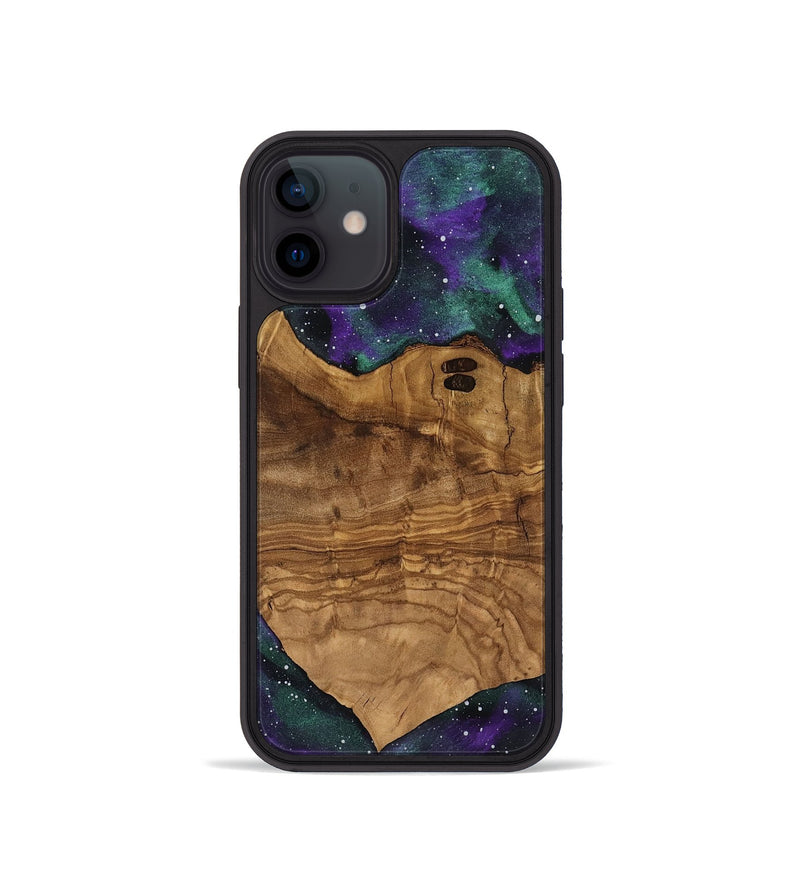 iPhone 12 mini Wood Phone Case - Joann (Ancient Olive, 818670)