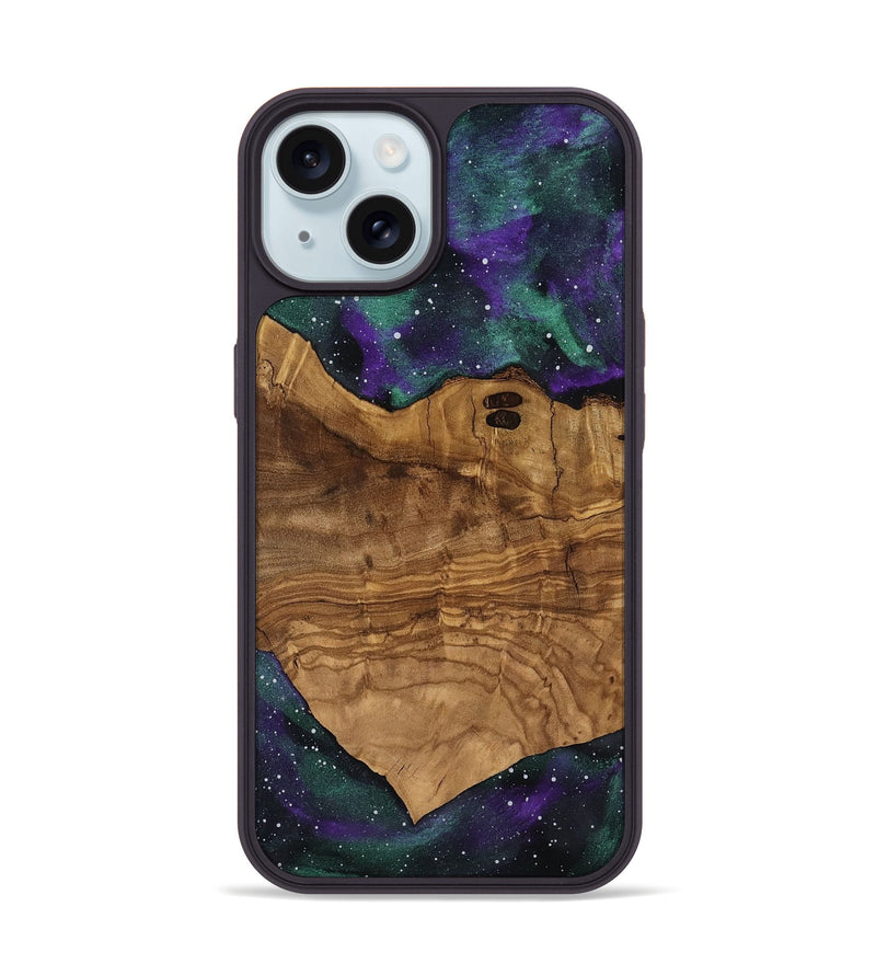 iPhone 15 Wood Phone Case - Joann (Ancient Olive, 818670)