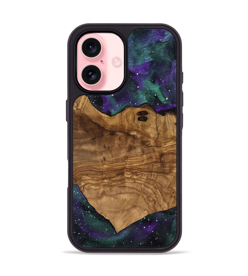 iPhone 16 Wood Phone Case - Joann (Ancient Olive, 818670)