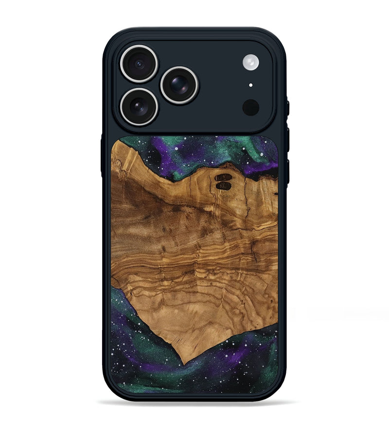 iPhone 17 Pro Max Wood Phone Case - Joann (Ancient Olive, 818670)