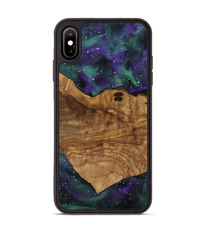 iPhone Xs Max Wood Phone Case - Joann (Ancient Olive, 818670)