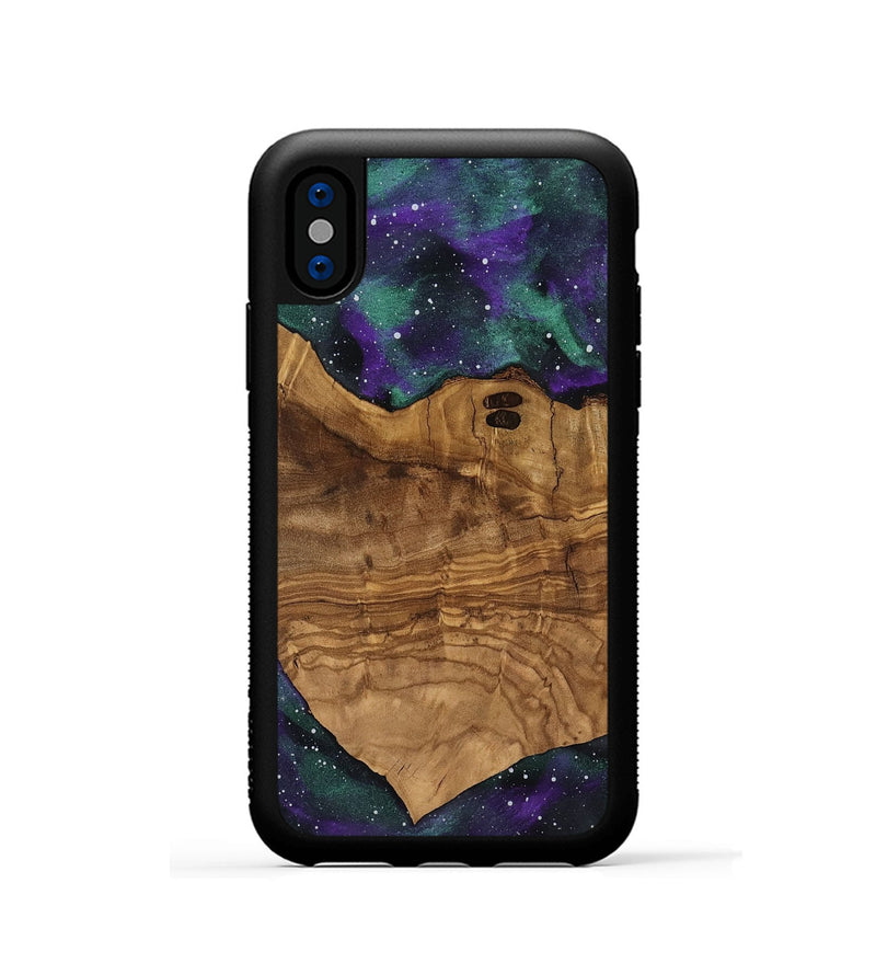 iPhone Xs Wood Phone Case - Joann (Ancient Olive, 818670)