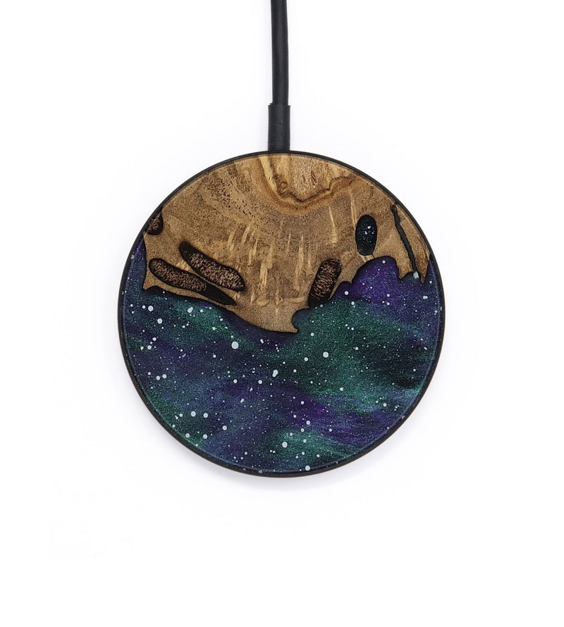 Circle Wood Wireless Charger - Greg (Ancient Olive, 818671)