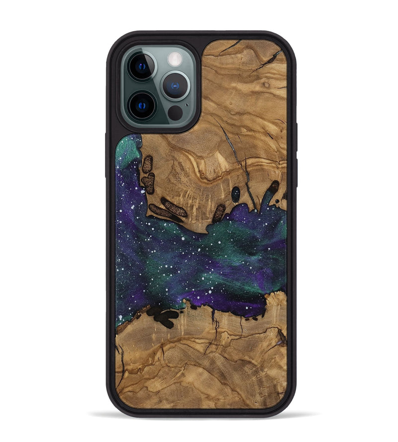 iPhone 12 Pro Max Wood Phone Case - Greg (Ancient Olive, 818671)