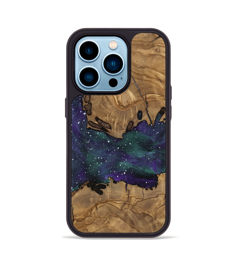 iPhone 14 Pro Wood Phone Case - Greg (Ancient Olive, 818671)