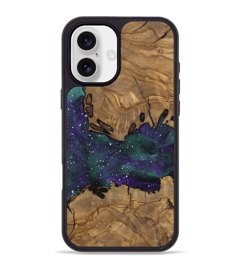 iPhone 16 Plus Wood Phone Case - Greg (Ancient Olive, 818671)
