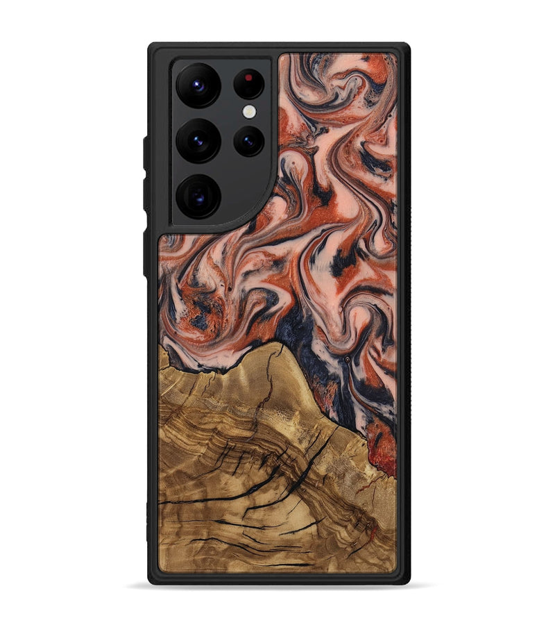 Galaxy S22 Ultra Wood Phone Case - Ardith (Ancient Olive, 818672)