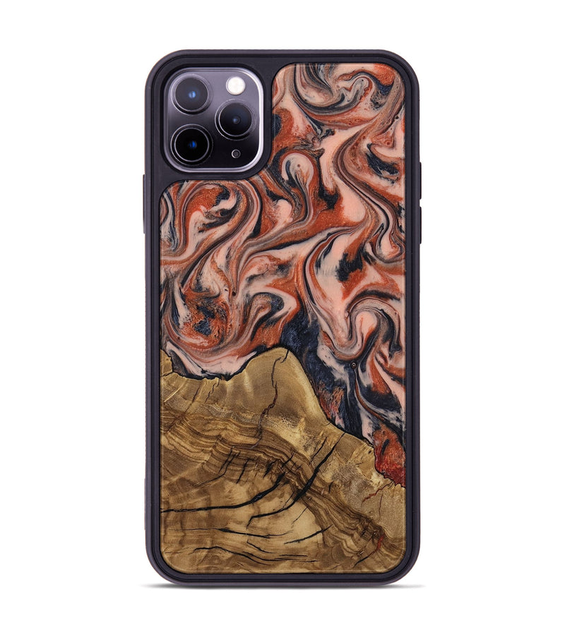 iPhone 11 Pro Max Wood Phone Case - Ardith (Ancient Olive, 818672)