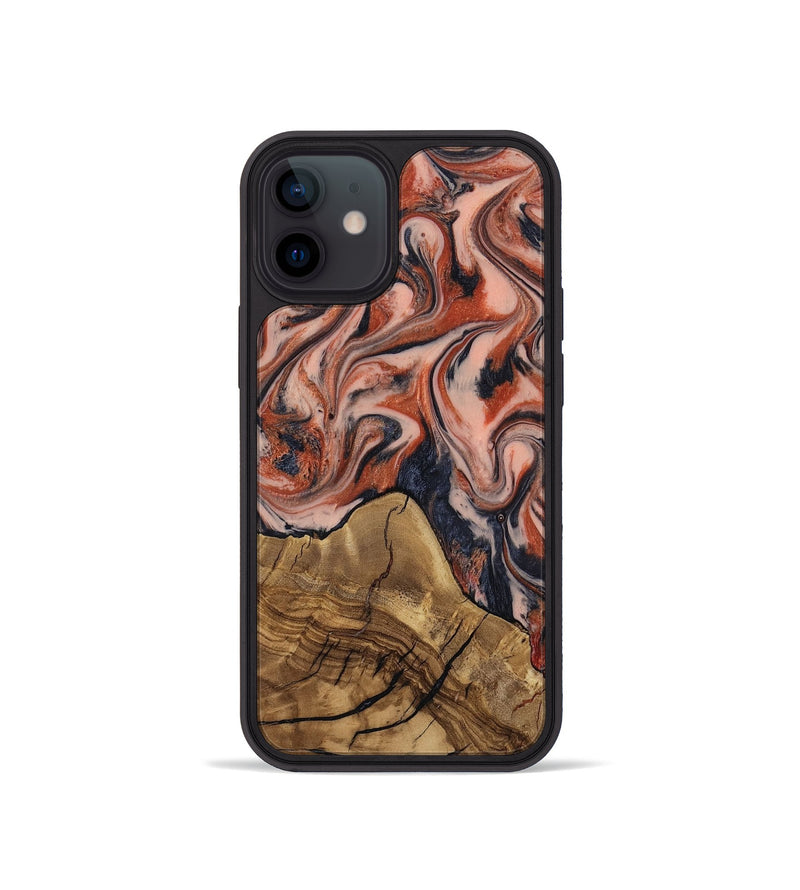 iPhone 12 mini Wood Phone Case - Ardith (Ancient Olive, 818672)