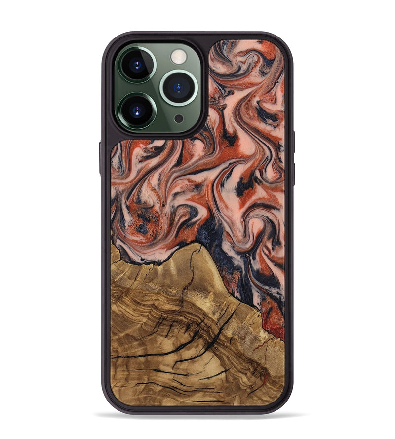 iPhone 13 Pro Max Wood Phone Case - Ardith (Ancient Olive, 818672)