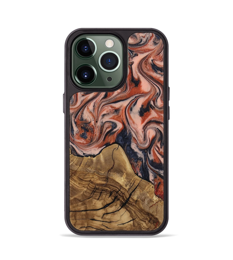 iPhone 13 Pro Wood Phone Case - Ardith (Ancient Olive, 818672)