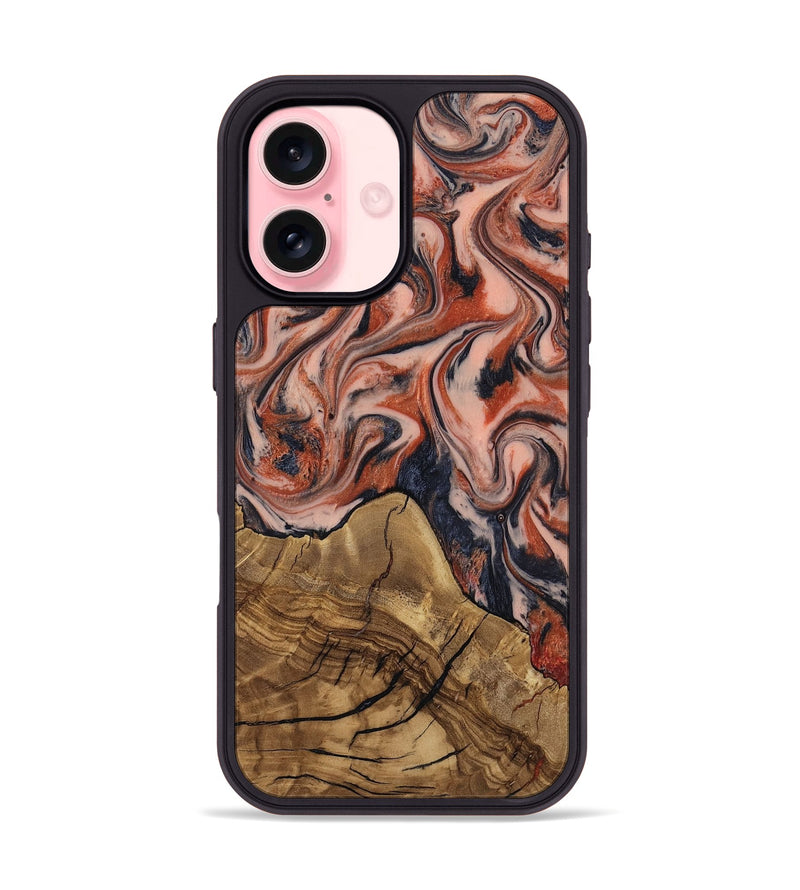 iPhone 16 Wood Phone Case - Ardith (Ancient Olive, 818672)