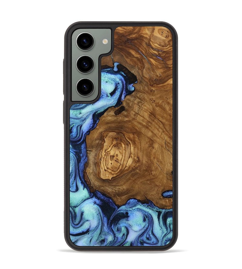 Galaxy S23 Plus Wood Phone Case - Wren (Ancient Olive, 818673)
